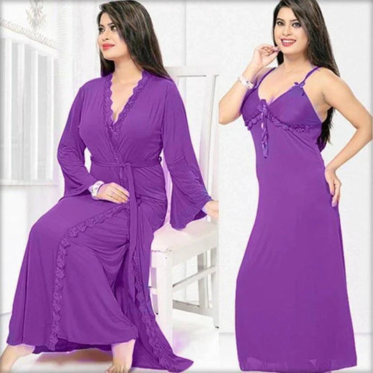 Purple Flourish Nightywear