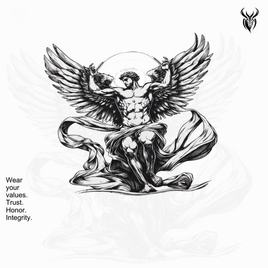 Men's Antique Pattern Embroidered Washed Oversize Hooded Sweatshirt